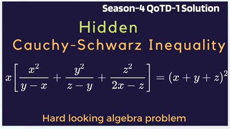 The Cauchy–Bunyakovsky–Schwarz Inequality.